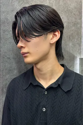 ショート メンズ 曲がる縮毛矯正 髪質改善/西尾 幸樹のヘアスタイル