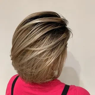 ケリーズグリーン所属・ボブ/艶ハイトーン 森田/嵩士のヘアスタイル