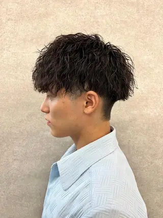 カラー メンズ パーマ メンズ専門美容室 💠BLUCK横浜のヘアスタイル