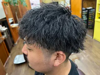 ショート パーマ メンズ yoda waheiのヘアスタイル