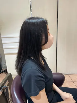 セミロング カラー 🌺BASSA久米川 Aika🌺のヘアスタイル