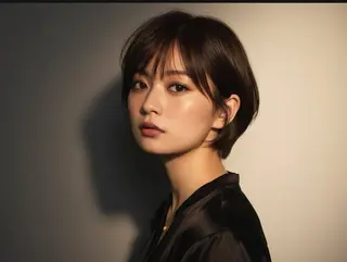 ショート 綿松 彩乃のヘアスタイル