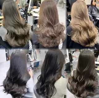 ロング レイヤー、美髪矯正 🌹韓国ヘア芹奈のヘアスタイル