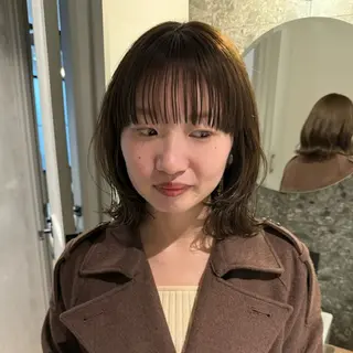 ミディアム beni yumikoのヘアスタイル