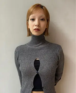 ショート カラー ヘアアレンジ 脇野 茉優のヘアスタイル