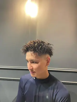 ショート パーマ 【men's Lapis横浜】海人のヘアスタイル