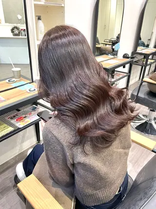 セミロング カラー nijika/ カラーモデル募集🫧のヘアスタイル