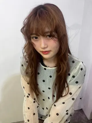 カラー ness 一花のヘアスタイル