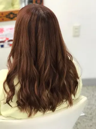 ロング カラー 山内 聡史のヘアスタイル
