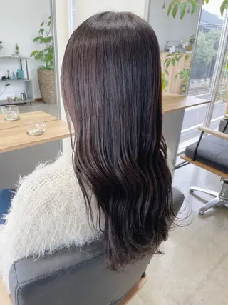セミロング カラー 髪質改善とカラー特化 ✨Hito.nowaのヘアスタイル