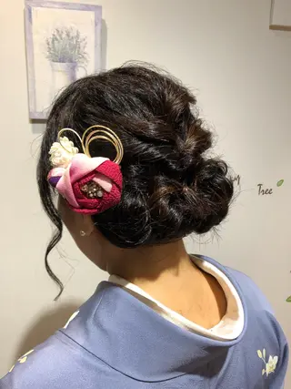 ヘアアレンジ 青野 文香のヘアスタイル