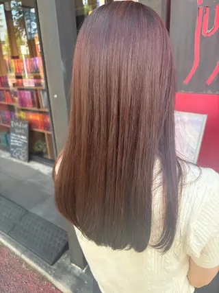 カラー 飯田 ほのかのヘアスタイル