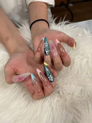 ネイル 🦋Hina🦋 ８月予約受付中✨のネイルデザイン