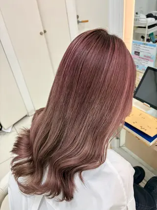 ロング カラー 髪質改善/艶カラー/ メンズパーマ/鈴木のヘアスタイル