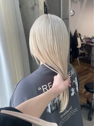 ロング カラー lani hair salon所属・SHOTO ハイトー ン/デザインカラーのヘアスタイル