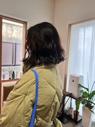 ミディアム パーマ ミディアムパーマ /癖毛パーマのヘアスタイル
