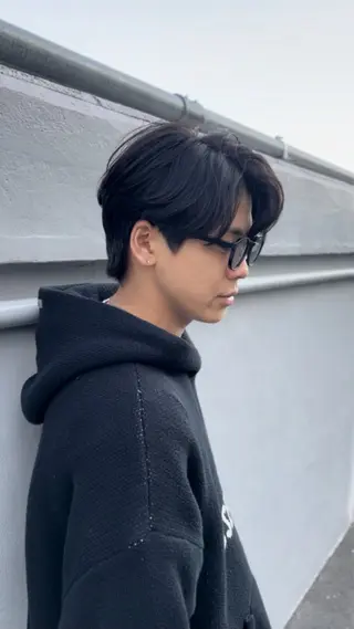 メンズ メンズ曲がる 縮毛矯正/駅徒歩4分のヘアスタイル