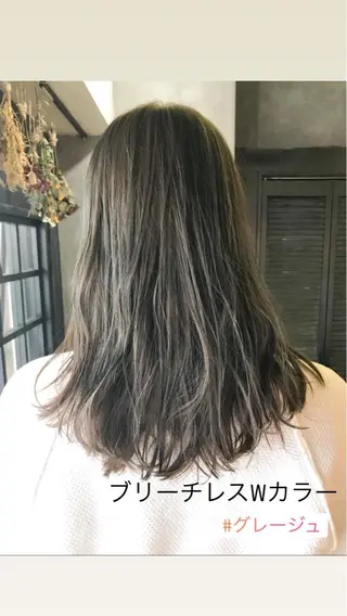 ミディアム kvell by urban.所属・ショート・ボブ ・ウルフ✂︎IMAIのヘアスタイル