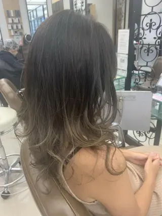 セミロング 宮内 修平のヘアスタイル