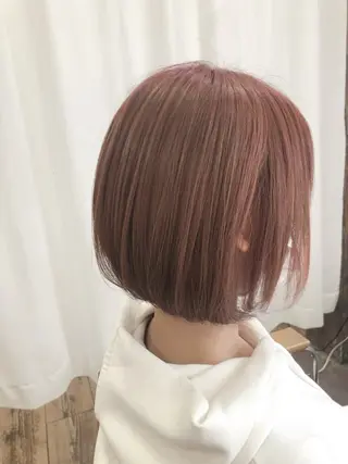 ショート カラー Bob &髪質改善 NEMOTOのヘアスタイル