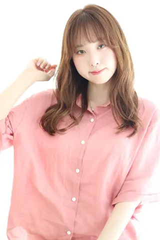 セミロング 髪質改善🍀レイヤー 髙橋青心奏のヘアスタイル