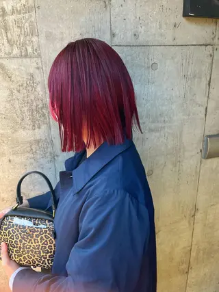 ショート ハイトーンNo.1✨ パーマ✨イマイタツヤのヘアスタイル