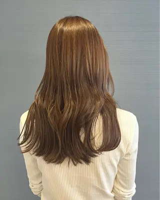 セミロング カラー セジールヘアメゾン所属・韓国レイヤー/透明感 カラー🐈曾根高のヘアスタイル