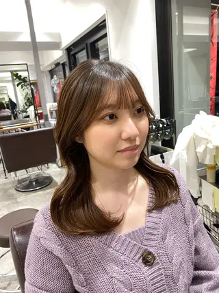 セミロング CAPA central所属・CAPA 🐥 ゅぃのヘアスタイル
