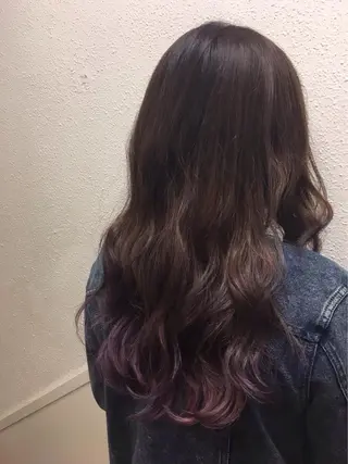 ロング カラー にった みずきのヘアスタイル