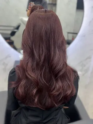 ロング カラー 遠藤沙也加 /レイヤーカットのヘアスタイル