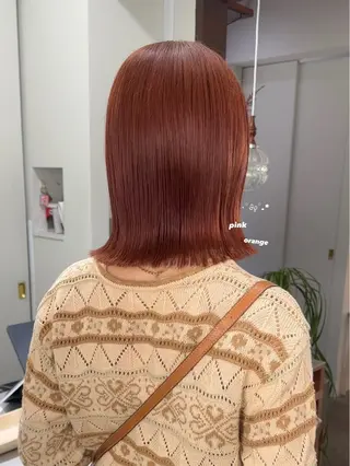 ミディアム カラー 暖色カラー/レイヤー 🌙 オノユリカのヘアスタイル