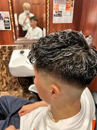 ショート カラー パーマ ヘアアレンジ メンズ キッズ ネイル マツエク・マツパ アイブロウ －PROUD－private hair salon所属・メンズ専用 佐々木のヘアスタイル