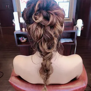 セミロング ヘアアレンジ 代表 YUKI ☆のヘアスタイル