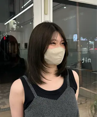 カラー shizuku / 🕊️透明感艶カラーのヘアスタイル