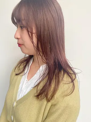 カラー Pros所属・nana/レイヤー /酸性ストレートのヘアスタイル