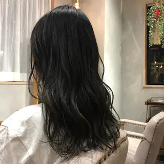 セミロング カラー EARTH川越/オー ナー/阿部建のヘアスタイル