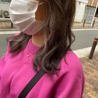 セミロング カラー Slap Dash 【スラップ ダッシュ】所属・髪質改善カラー 🧸かりん🎀‪のヘアスタイル