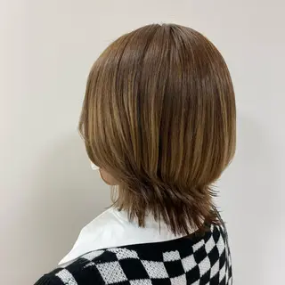 ミディアム 個性派/ブリーチ *ほのかのヘアスタイル