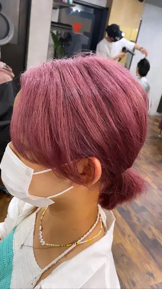 ミディアム カラー レイヤー/メンズ 手塚奨のヘアスタイル