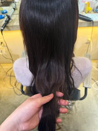 ロング カラー モデル募集中‎🤍 山崎妃香のヘアスタイル
