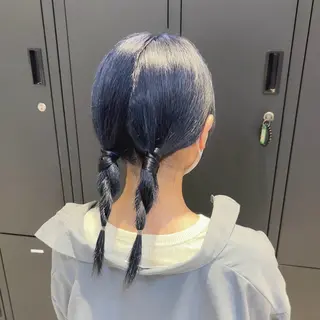 ロング カラー ヘアアレンジ mei 撮影モデル募集中！のヘアスタイル