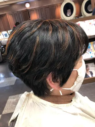 ショート カラー ✨ショート/ボブ 縮毛矯正✨アキラのヘアスタイル