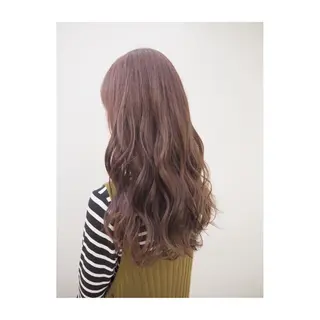 ロング カラー 永岡 鉄平のヘアスタイル