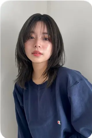 ミディアム カラー パーマ キッズ 💖渋谷さくら/ 透明感/髪質改善💖のヘアスタイル