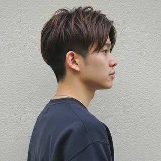 ショート カラー パーマ メンズ 🎸メンズ/パーマ/ ショート🎸工藤達哉のヘアスタイル