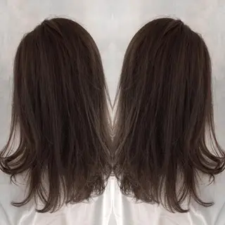 ミディアム ANDO HIKARIのヘアスタイル