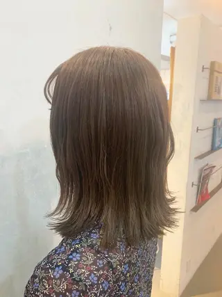 ミディアム 🍑艶髪✖️暖色系 ✨momoka🍑のヘアスタイル