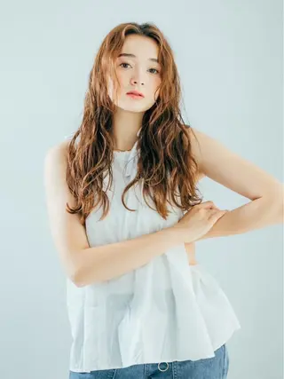 ロング 大坪 拓哉のヘアスタイル