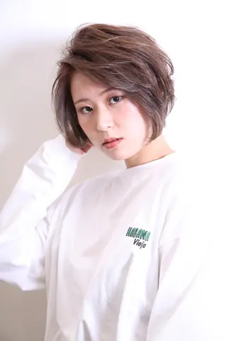 ショート カラー unpeu hair 二条所属・先着1名様限定 カット無料のヘアスタイル