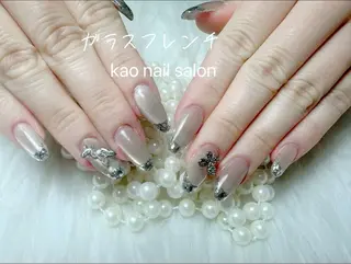 ネイル kao nail マグネット/長さだしのネイルデザイン
